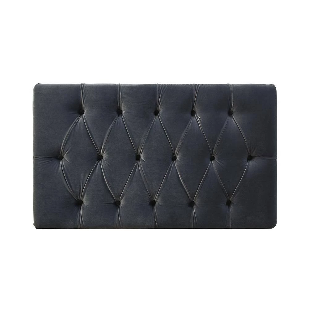 Estelle 42 in. Steel Gray Performance Velvet Upholstered Storage Bench Cocktail Ottoman by Jennifer Taylor 3 Estelle 42 in. Steel Gray Performance Velvet Upholstered Storage Bench Cocktail Ottoman by Jennifer Taylor - Image 3