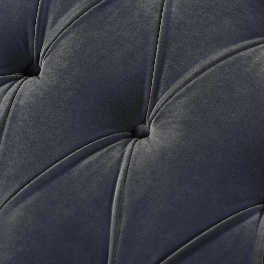 Estelle 42 in. Steel Gray Performance Velvet Upholstered Storage Bench Cocktail Ottoman by Jennifer Taylor 9 Estelle 42 in. Steel Gray Performance Velvet Upholstered Storage Bench Cocktail Ottoman by Jennifer Taylor - Image 9