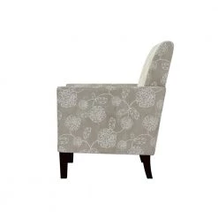 Tamara Flared in Taupe and Creamy White Floral Arm Chairs (Set of 2) by Handy Living -Jennifer Taylor Home Store taupe creamy white floral handy living accent chairs a162838 40 1000