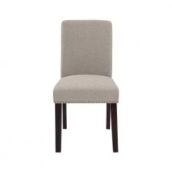 Brisbane Upholstered Dining Chairs in Taupe Linen (Set of 4) by Handy Living -Jennifer Taylor Home Store taupe handy living dining chairs dc4 lnn83 178 4f 1000