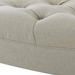 Petra Tufted Oval Accent Bench Taupe by Jennifer Taylor -Jennifer Taylor Home Store taupe yarn dyed jennifer taylor bedroom benches 85270 897 1f 1000