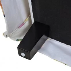 Indie 33 in. Slipcovered Wingback Skirted Arm Chair, Teal Blue Peacock and Pink White Floral Polyester by Jennifer Taylor -Jennifer Taylor Home Store teal blue peacock pink white floral polyester jennifer taylor accent chairs 60380 mpw 4f 1000