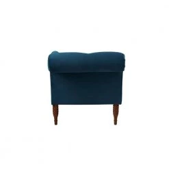 Satin Teal Right Arm Facing Samuel Chaise Lounge by Jennifer Taylor -Jennifer Taylor Home Store teal jennifer taylor chaise lounges 62030 867 1f 1000