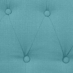 Millstreet 54 in. Turquoise Blue Linen-like Fabric 2 Seat Chesterfield Loveseat by Handy Living -Jennifer Taylor Home Store turquoise blue linen like handy living loveseats a163781 76 1000