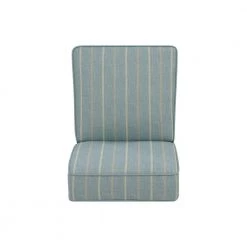 Brodee Upholstered Armless Accent Chairs in Turquoise & Tan Stripe (Set of 2 by Handy Living -Jennifer Taylor Home Store turquoise blue tan stripe handy living accent chairs 340c2 fcl73 105 1d 1000
