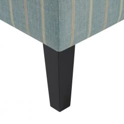 Brodee Upholstered Armless Accent Chairs in Turquoise & Tan Stripe (Set of 2 by Handy Living -Jennifer Taylor Home Store turquoise blue tan stripe handy living accent chairs 340c2 fcl73 105 44 1000