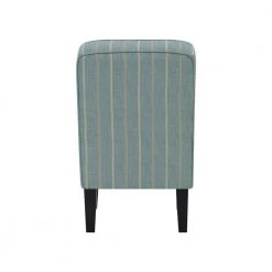 Brodee Upholstered Armless Accent Chairs in Turquoise & Tan Stripe (Set of 2 by Handy Living -Jennifer Taylor Home Store turquoise blue tan stripe handy living accent chairs 340c2 fcl73 105 66 1000