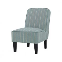 Brodee Upholstered Armless Accent Chairs in Turquoise & Tan Stripe (Set of 2 by Handy Living -Jennifer Taylor Home Store turquoise blue tan stripe handy living accent chairs 340c2 fcl73 105 a0 1000