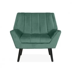 Omundson Turquoise Blue Velvet-like Fabric Mid Century Modern Channel-Tufted Arm Chair with Dark Espresso Legs by Handy Living 20 Omundson Turquoise Blue Velvet-like Fabric Mid Century Modern Channel-Tufted Arm Chair with Dark Espresso Legs by Handy Living -Jennifer Taylor Home Store turquoise blue velvet like handy living accent chairs a192446 4f 1000