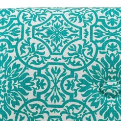 Alex Turquoise Green Damask Arm Chair by Handy Living -Jennifer Taylor Home Store turquoise green handy living accent chairs 340c dmk73 112 77 1000