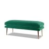 Oliver Mid-Century Entryway Bench Ultramarine Green by Jennifer Taylor