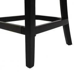 Sonoma 28 in. Upholstered Bar Stool (Set of 2), Vintage Black Brown by Jennifer Taylor -Jennifer Taylor Home Store vintage black brown faux leather jennifer taylor bar stools 81070 mfb 77 1000