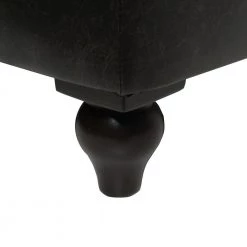 Winston 38 in. Vintage Black Faux Leather 3-Seater Chesterfield Sofa with Nailheads by Jennifer Taylor -Jennifer Taylor Home Store vintage black faux leather jennifer taylor sofas couches 64020 3 mfb 1f 1000