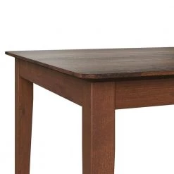 Anya Walnut Rectangular Smart Top Dining Table by Handy Living -Jennifer Taylor Home Store walnut handy living kitchen dining tables a142342 44 1000