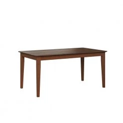 Anya Walnut Rectangular Smart Top Dining Table by Handy Living