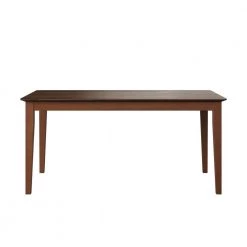 Anya Walnut Rectangular Smart Top Dining Table by Handy Living -Jennifer Taylor Home Store walnut handy living kitchen dining tables a142342 c3 1000