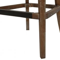 Emma 30.5 in. Mid-Back Armless Bar Stool, Warm Gray Faux Leather by Jennifer Taylor -Jennifer Taylor Home Store warm gray faux leather jennifer taylor bar stools 81170 mfl 77 1000