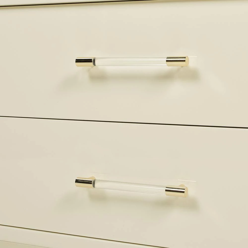 Facino 71" Modern Storage TV Stand, White Lacquer Birchwood by Jennifer Taylor 7 Facino 71" Modern Storage TV Stand, White Lacquer Birchwood by Jennifer Taylor - Image 7