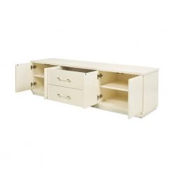 Facino 71" Modern Storage TV Stand, White Lacquer Birchwood by Jennifer Taylor 12 Facino 71" Modern Storage TV Stand, White Lacquer Birchwood by Jennifer Taylor -Jennifer Taylor Home Store white jennifer taylor accent cabinets dsg87140 a0 1000