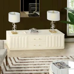 Facino 71" Modern Storage TV Stand, White Lacquer Birchwood by Jennifer Taylor 16 Facino 71" Modern Storage TV Stand, White Lacquer Birchwood by Jennifer Taylor -Jennifer Taylor Home Store white jennifer taylor accent cabinets dsg87140 c3 1000