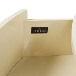 Facino 35.5" Round Storage Coffee Table, White Lacquer by Jennifer Taylor -Jennifer Taylor Home Store white jennifer taylor coffee tables kfz87150 c3 1000