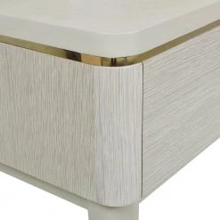 Dauphin 59 in. Rectangle White Oak Veneer & Birchwood 5-Drawer Executive Desk by Jennifer Taylor -Jennifer Taylor Home Store white oak veneer birchwood jennifer taylor executive desks bgz87120 77 1000