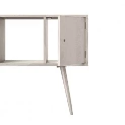 Freemont White Wash Mid Century Modern Solid Wood Console Accent Cabinet with 2-Doors by Handy Living -Jennifer Taylor Home Store white wash handy living accent cabinets a178129 77 1000