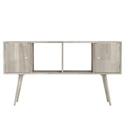 Freemont White Wash Mid Century Modern Solid Wood Console Accent Cabinet with 2-Doors by Handy Living -Jennifer Taylor Home Store white wash handy living accent cabinets a178129 c3 1000