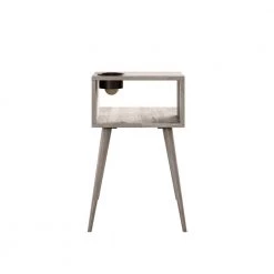Freemont White Wash Mid Century Modern Wood End Table with Shelf by Handy Living -Jennifer Taylor Home Store white wash handy living end side tables a149112 66 1000