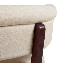 Jared 51 in. Wood Ash Yarn Dyed Tufted Linen 2-Seater Armless Settee with Wood Legs by Jennifer Taylor -Jennifer Taylor Home Store wood ash yarn dyed jennifer taylor loveseats 61020 746 fa 1000